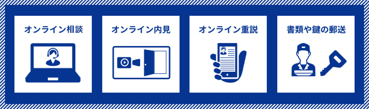 来店不要！4つのオンラインサービス！