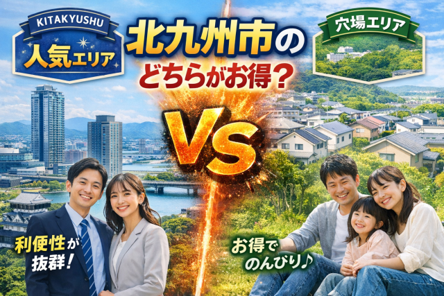 北九州市の人気エリアと穴場エリアを徹底比較｜価格相場と将来性から考える賢い物件探し