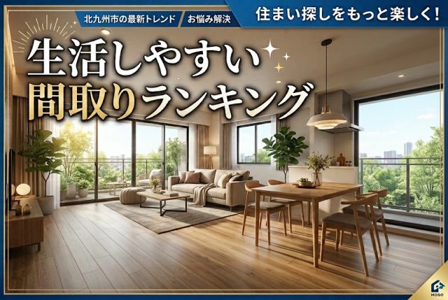 生活しやすい間取りとは？北九州市で人気の間取りランキング
