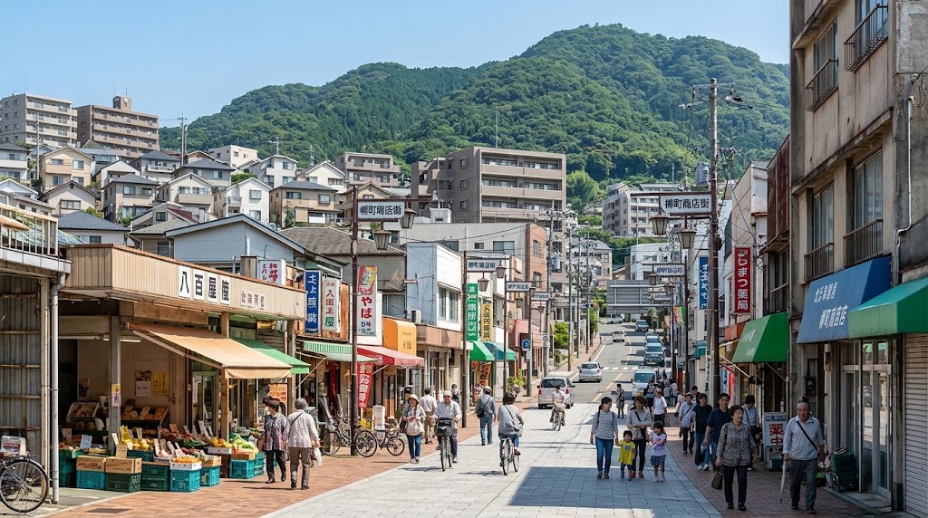 柳町・原町周辺の街並み