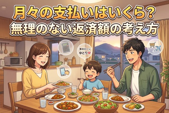 月々の支払いはいくら？北九州市で無理のない返済額の考え方