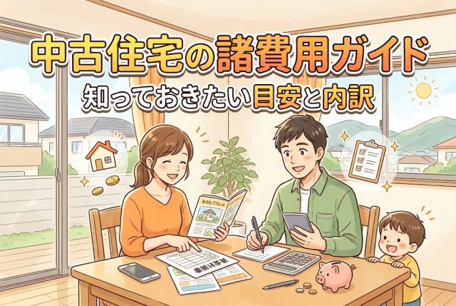 中古住宅購入にかかる諸費用一覧｜北九州市での目安と内訳